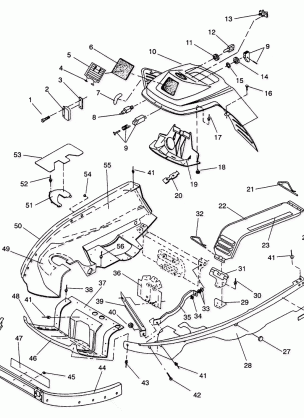 NOSEPAN and CONSOLE ASSEMBLY LITE / 0933433STARLITE / 0933427 and  LITE DELUXE (4922972297003A)