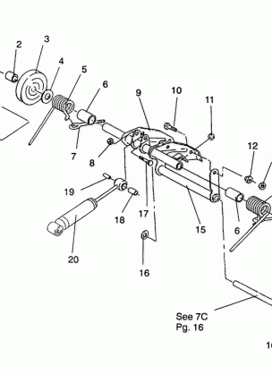 REAR TORQUE ARM ASSEMBLY LITE / 0933433STARLITE / 0933427 and  LITE DELUXE / 093 (4922972297018A)