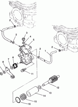 OIL PUMP ASSEMBLY TRAIL / 0930761 and  TRAIL DELUXE / 0930243 (4923222322039A)