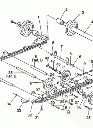 SUSPENSION ASSEMBLY XLT / 0930767 (4923012301019A)