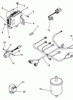 EFI PARTS 500 EFI  /  0930674 and  500 EFI SKS  /  0930574 (4922962296038A)