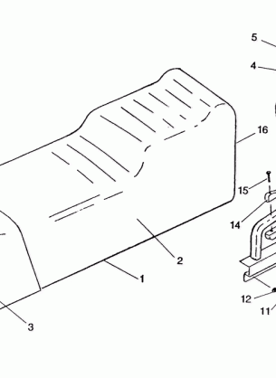 SEAT ASSEMBLY European EFI SKS440 SKS XLT XLT SKS (49237723770001)