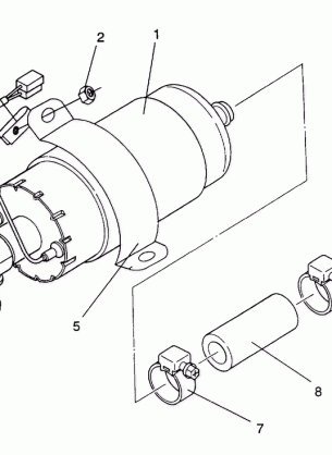 FUEL PUMP 500 EFI / 0930674 and  500 EFI SKS / 0930574 (4922962296034A)