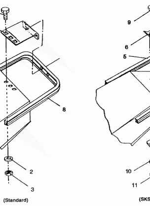 HITCH ASSEMBLY European 440440 SKS500 EFIEFI SKS RXL SKSSportTrailXL (49237723770004)