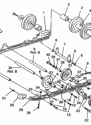 SUSPENSION ASSEMBLY RXL / 0930768 (4922992299019A)