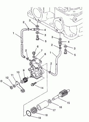 OIL PUMP ASSEMBLY WIDETRAK  /  0932064 (4922982298036A)