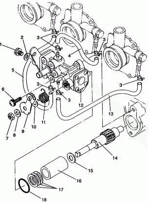 OIL PUMP ASSEMBLY Storm E940782 and Storm SKS E940582 (49274427440037)