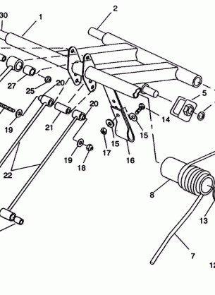 REAR TORQUE ARM ASSEMBLY Storm E940782 and Storm SKS E940582 (49274427440024)