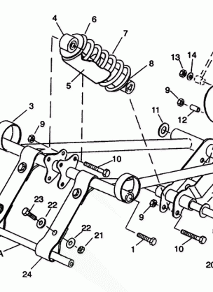 FRONT TORQUE ARM ASSEMBLY Storm E940782 and Storm SKS E940582 (49274427440023)