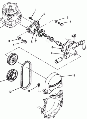 WATER PUMP Storm E940782 and Storm SKS E940582 (49274427440033)