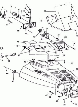 HOOD ASSEMBLY Storm E940782 and Storm SKS E940582 (49274427440007)