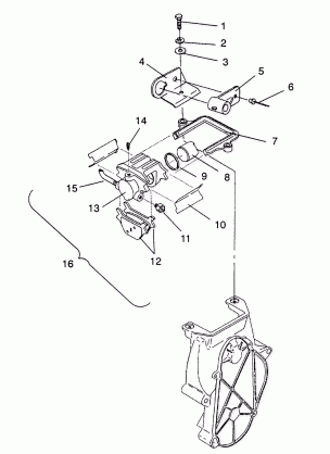 BRAKE ASSEMBLY 440  /  0930760 and 440 SKS  /  0930560 (4922932293016A)