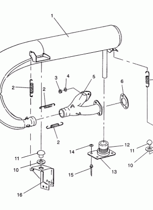 EXHAUST SYSTEM 440  /  0930760 and 440 SKS  /  0930560 (4922932293026A)