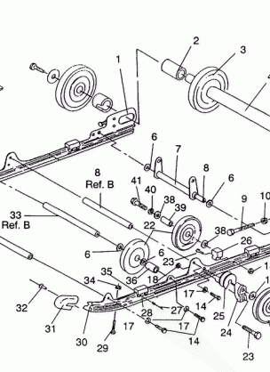 SUSPENSION ASSEMBLY 440  /  0930760 (4922932293019A)