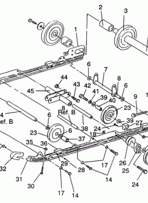 SUSPENSION ASSEMBLY 440 SKS  /  0930560 (4922932293020A)