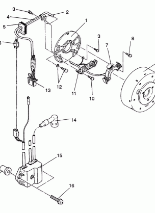 MAGNETO ASSEMBLY 440  /  0930760 and 440 SKS  /  0930560 (4922932293035A)