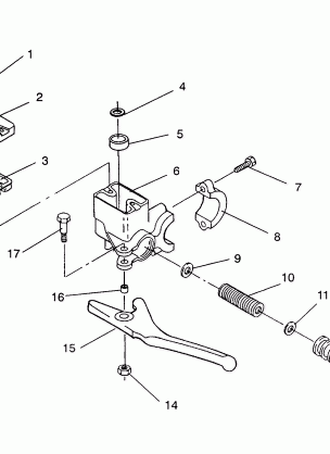 MASTER CYLINDER ASSEMBLY 440  /  0930760 and 440 SKS  /  0930560 (4922932293010A)