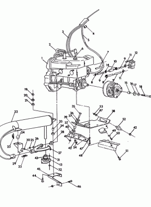 ENGINE MOUNTING Trail (4921272127035A)