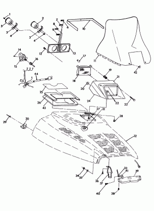 HOOD ASSEMBLY 500 XLT (4921662166007A)