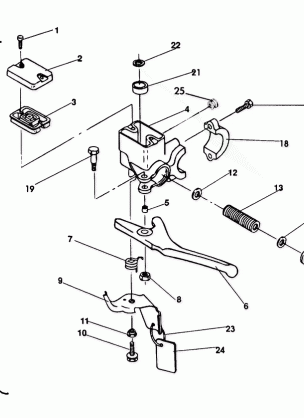 MASTER CYLINDER ASSEMBLY Swedish Sport & RXL Indys (4922482248007A)