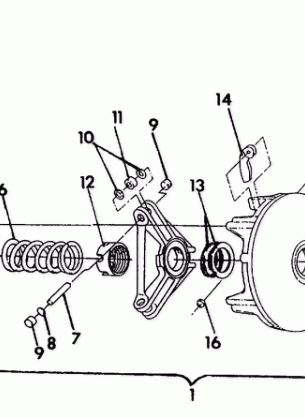 DRIVE CLUTCH  WideTrak (4921302130027A)