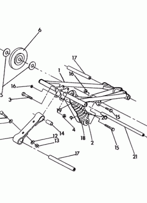 FRONT TORQUE ARM  WideTrak (4921302130025A)