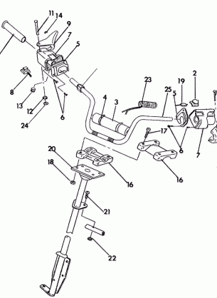 STEERING - HANDLEBAR WideTrak (4921302130018A)