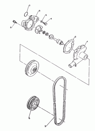 WATER PUMP WideTrak (4921302130040A)