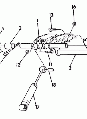 REAR TORQUE ARM Sport / Sport GT (4921282128034A)