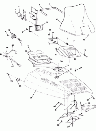 HOOD ASSEMBLY Sport / Sport GT (4921282128011A)