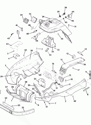 NOSEPAN and CONSOLE Indy Lite / Star Lite (4921332133003A)