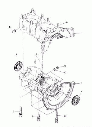 CRANKCASE SuperTrak (4921292129035A)