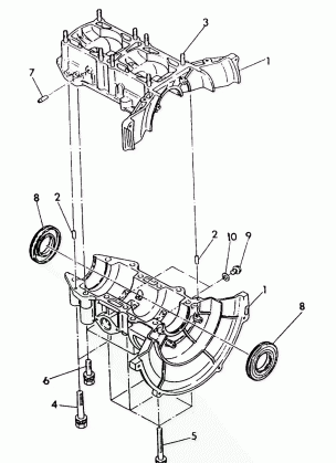 CRANKCASE Sport / Sport GT (4921282128041A)