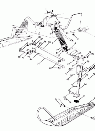 FRONT SUSPENSION and SKI Sport / Sport GT (4921282128019A)