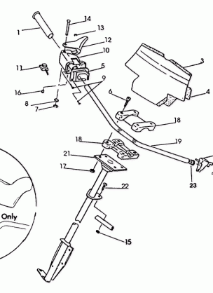 STEERING - HANDLEBAR Sport / Sport GT (4921282128022A)