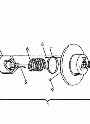 DRIVEN CLUTCH 650 (4921312131028A)