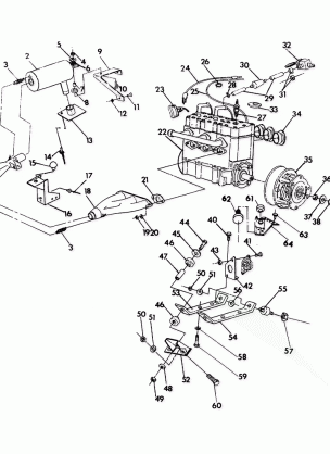 ENGINE MOUNTING 650 (4921312131029A)