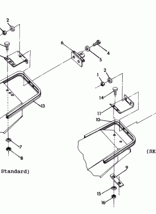 HITCH ASSEMBLY Swedish Snowmobiles (4922482248006A)