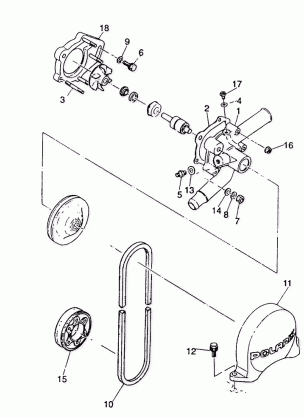 WATER PUMP 650 (4921312131042A)