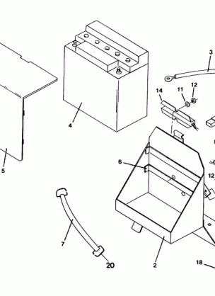 BATTERY BOX ASSEMBLY RXL / RXL SKS (4921322132014A)