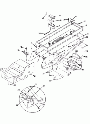 TUNNEL ASSEMBLY WideTrak (4921302130001A)