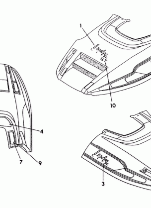 HOOD-DECALS  Indy Lite GT (4921342134007A)