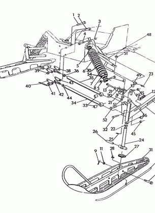 FRONT SUSPENSION and SKI RXL / RXL SKS (4921322132015A)