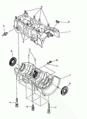 CRANKCASE 500 SP (4920222022031A)