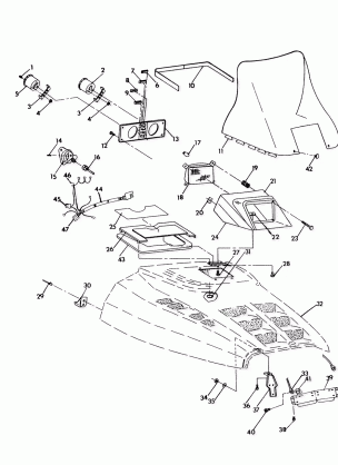 HOOD ASSEMBLY 500 SPX (4922552255007A)