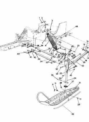 FRONT SUSPENSION and SKI 440 (4921242124015A)