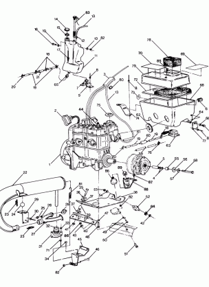 ENGINE MOUNTING 400 XC (4920122012017A)