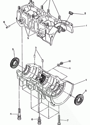 CRANKCASE WideTrak (4919301930025A)