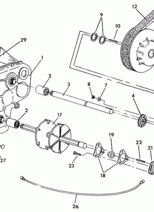 TRACK AND DRIVE SHAFT WideTrak (4919301930020A)