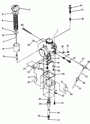 CARBURETOR '500 and 500 Classic (4919251925030A)